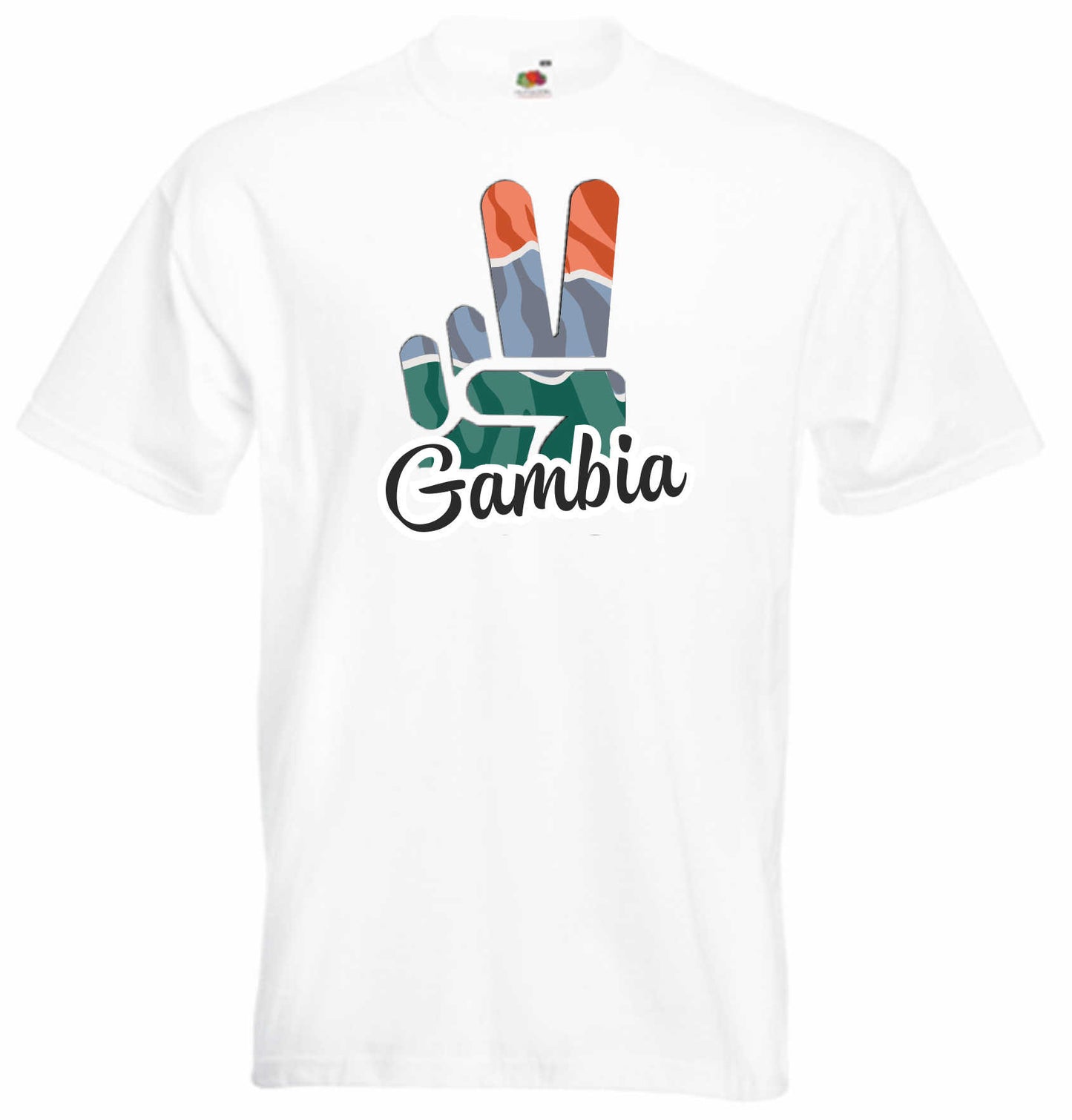 T-Shirt Herren - Victory - Flagge / Fahne - Gambia - Sieg