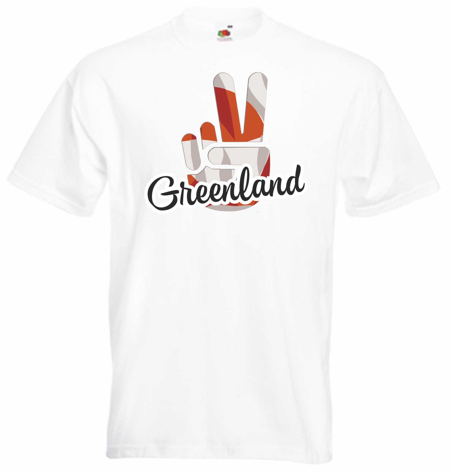 T-Shirt Herren - Victory - Flagge / Fahne - Greenland - Sieg