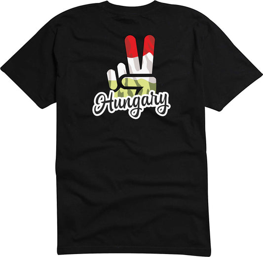 T-Shirt Herren - Victory - Flagge / Fahne - Hungary - Sieg