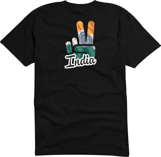T-Shirt Herren - Victory - Flagge / Fahne - India - Sieg
