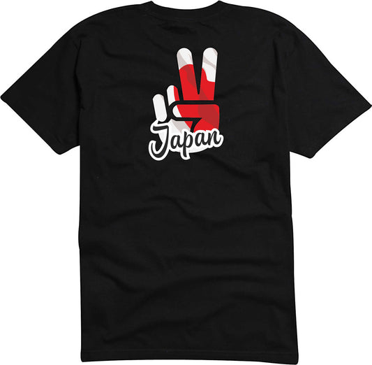 T-Shirt Herren - Victory - Flagge / Fahne - Japan - Sieg