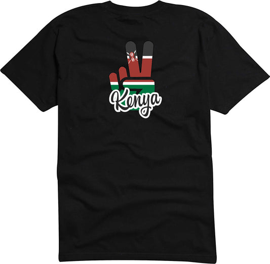 T-Shirt Herren - Victory - Flagge / Fahne - Kenya - Sieg