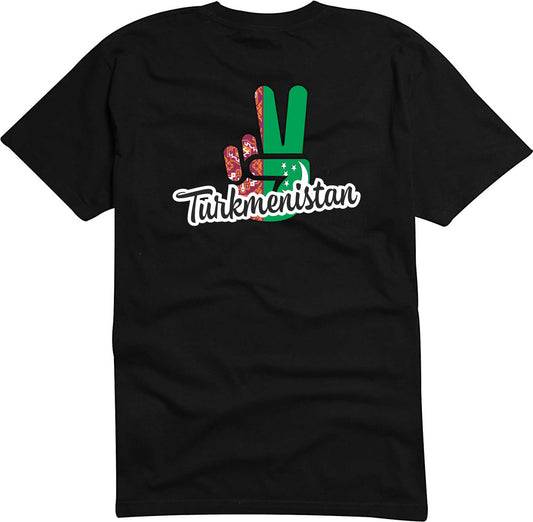 T-Shirt Herren - Victory - Flagge / Fahne - Turkmenistan - Sieg