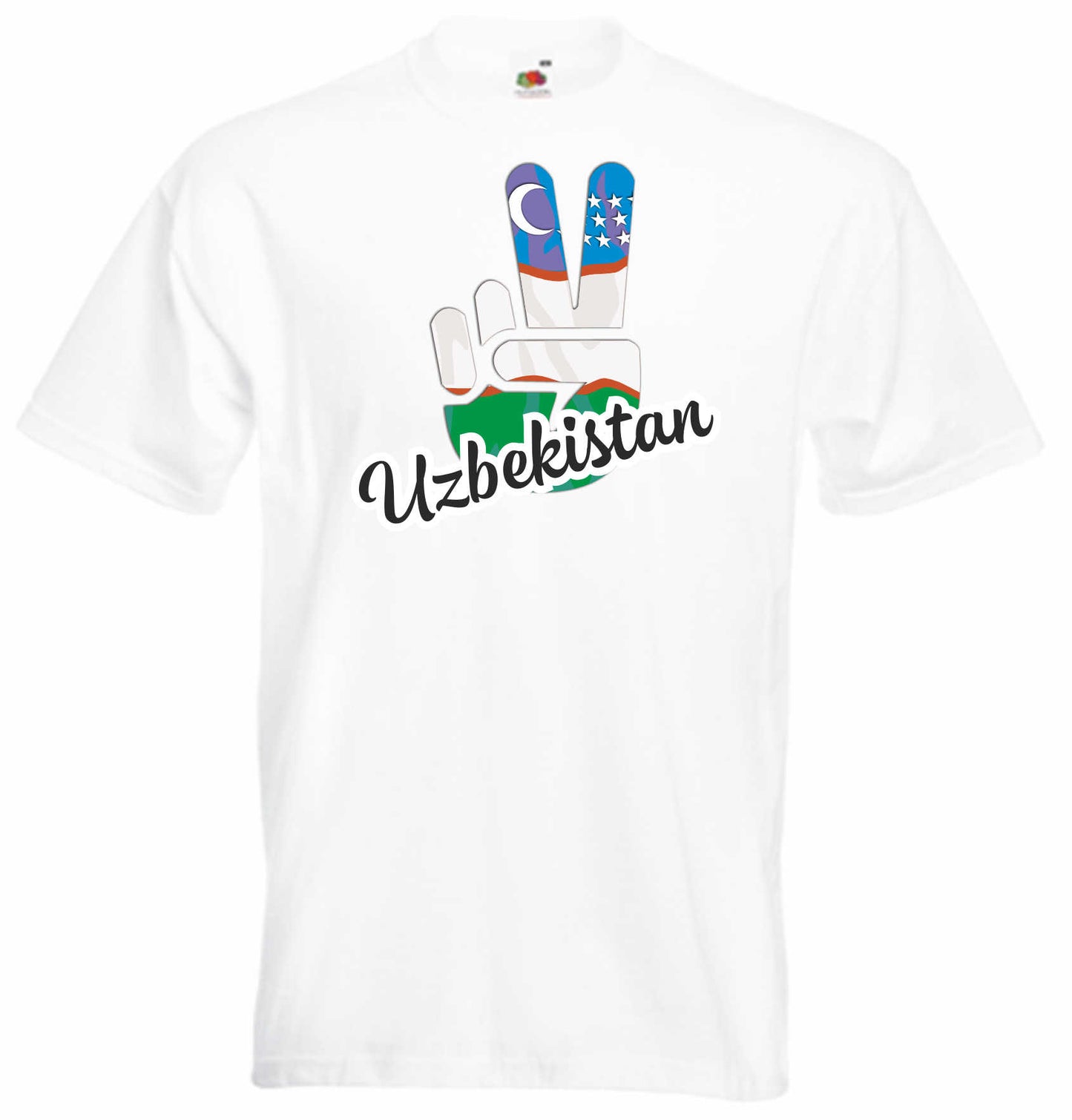 T-Shirt Herren - Victory - Flagge / Fahne - Uzbekistan - Sieg