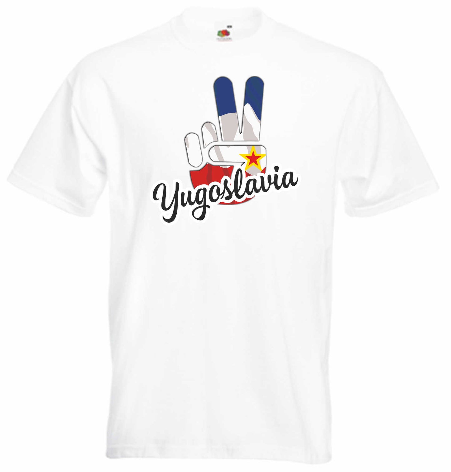 T-Shirt Herren - Victory - Flagge / Fahne - Yugoslavia - Sieg
