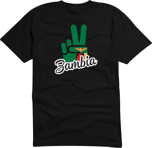 T-Shirt Herren - Victory - Flagge / Fahne - Zambia - Sieg