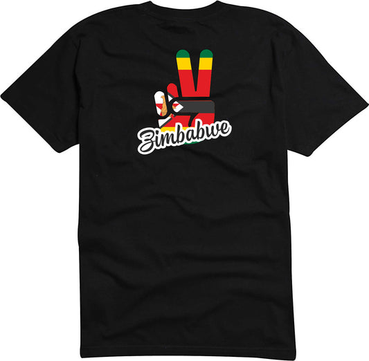 T-Shirt Herren - Victory - Flagge / Fahne - Zimbabwe - Sieg
