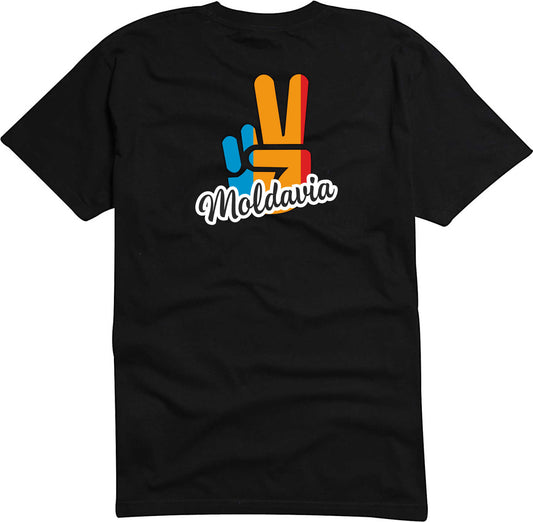 T-Shirt Herren - Victory - Flagge / Fahne - Moldavia - Sieg