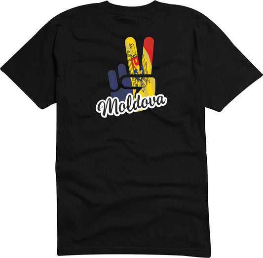 T-Shirt Herren - Victory - Flagge / Fahne - Moldova - Sieg