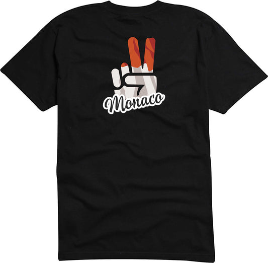 T-Shirt Herren - Victory - Flagge / Fahne - Monaco - Sieg