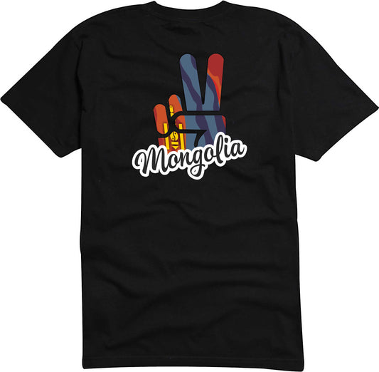 T-Shirt Herren - Victory - Flagge / Fahne - Mongolia - Sieg