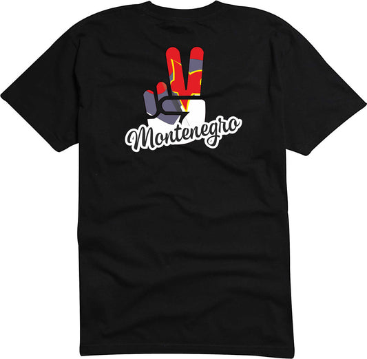 T-Shirt Herren - Victory - Flagge / Fahne - Montenegro - Sieg