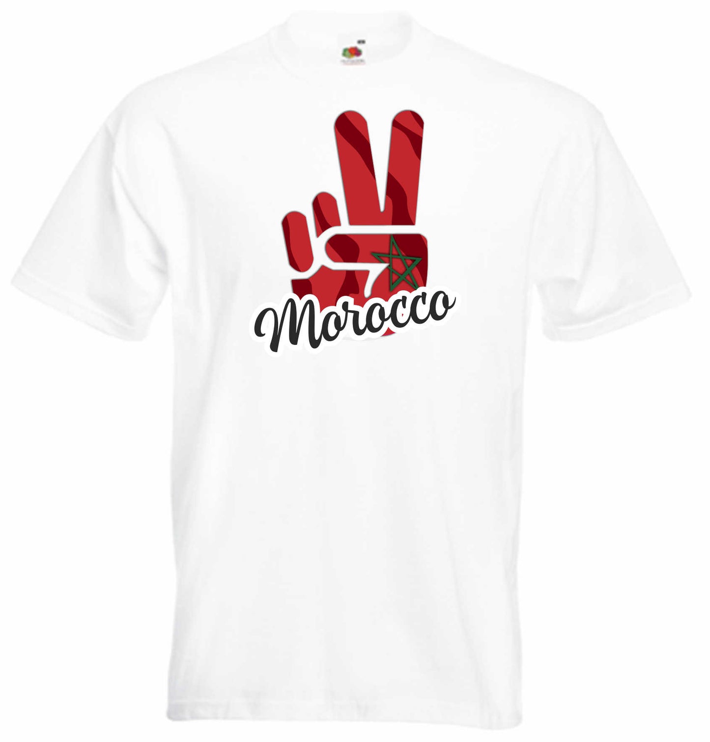 T-Shirt Herren - Victory - Flagge / Fahne - Morocco - Sieg