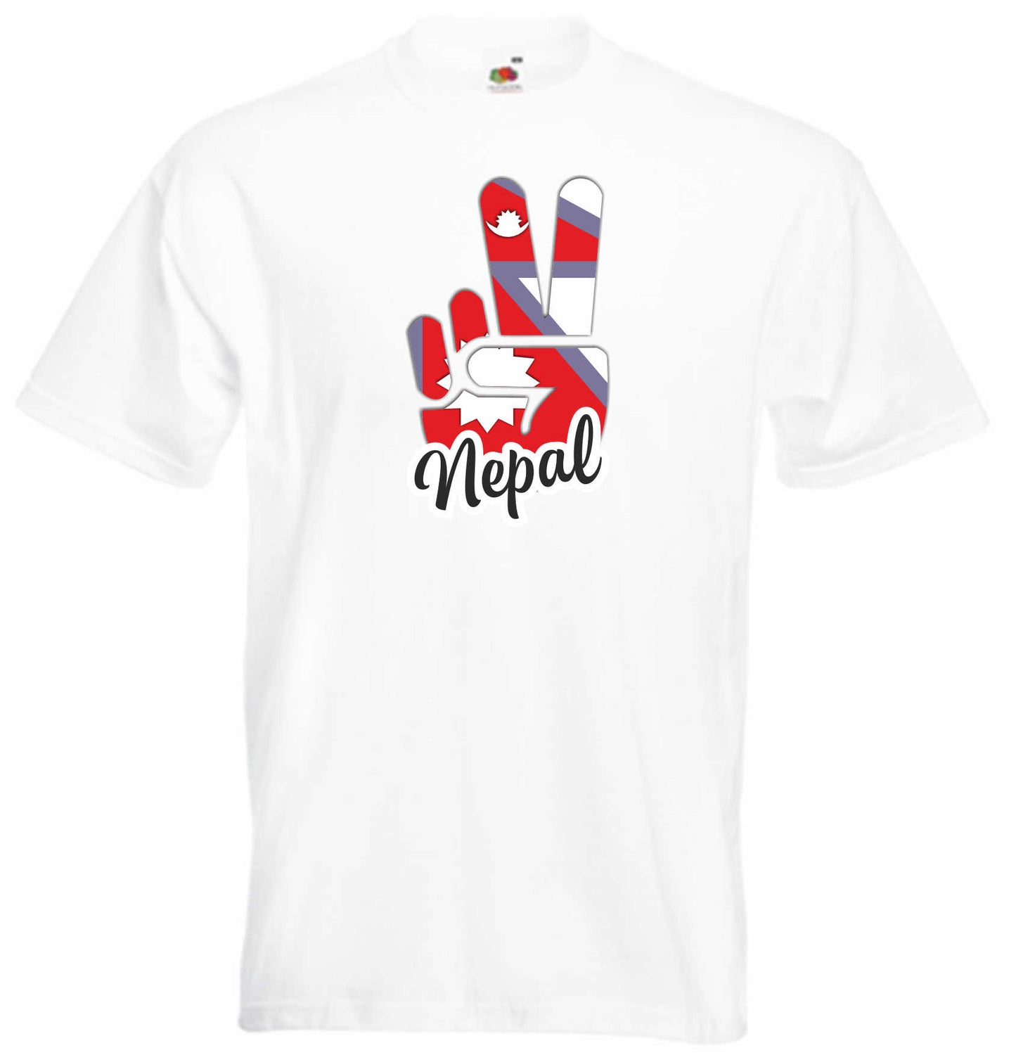 T-Shirt Herren - Victory - Flagge / Fahne - Nepal - Sieg