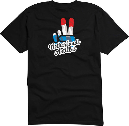 T-Shirt Herren - Victory - Flagge / Fahne - Netherlands Antilles - Sieg