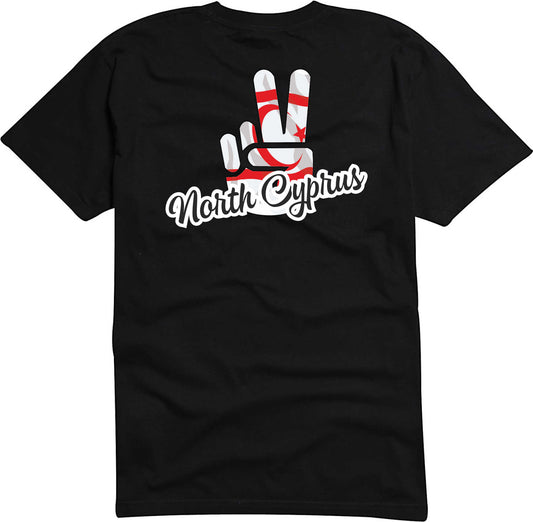 T-Shirt Herren - Victory - Flagge / Fahne - North Cyprus - Sieg - S