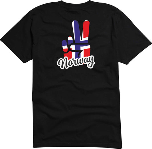 T-Shirt Herren - Victory - Flagge / Fahne - Norway - Sieg