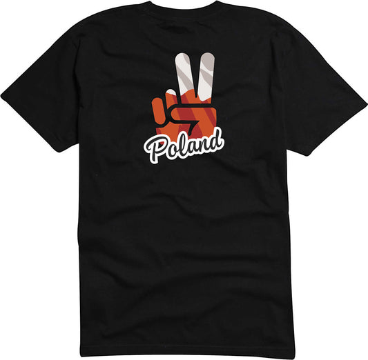 T-Shirt Herren - Victory - Flagge / Fahne - Poland - Sieg