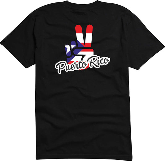 T-Shirt Herren - Victory - Flagge / Fahne - Puerto Rico - Sieg