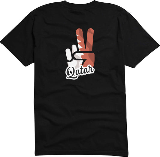T-Shirt Herren - Victory - Flagge / Fahne - Qatar-Katar - Sieg