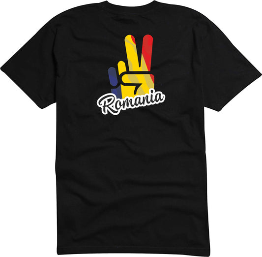 T-Shirt Herren - Victory - Flagge / Fahne - Romania-Rumänien - Sieg