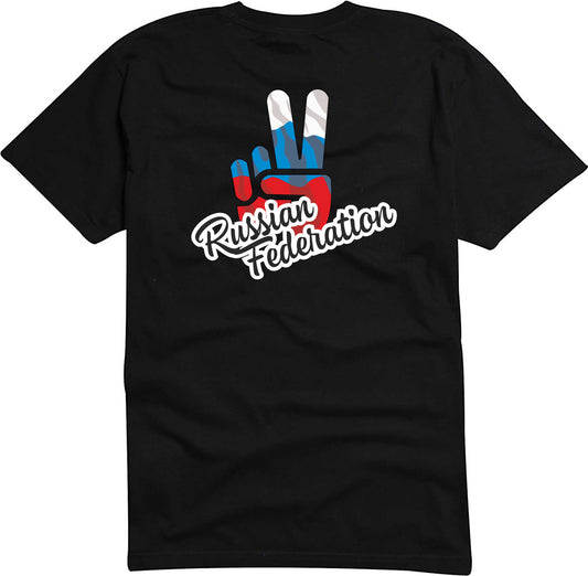 T-Shirt Herren - Victory - Flagge / Fahne - Russian Federation - Sieg