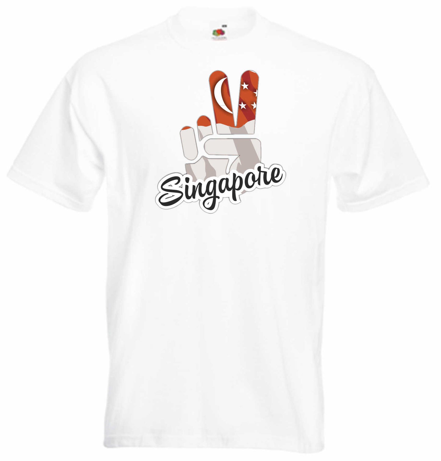 T-Shirt Herren - Victory - Flagge / Fahne - Singapore - Sieg