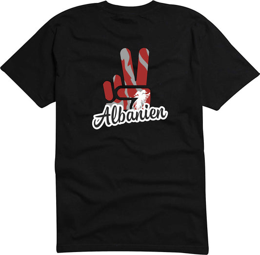 T-Shirt Herren - Victory - Flagge / Fahne - Albanien - Sieg