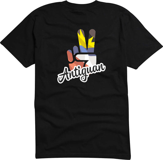 T-Shirt Herren - Victory - Flagge / Fahne - Antiguan - Sieg