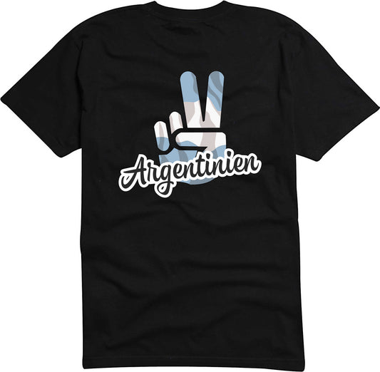 T-Shirt Herren - Victory - Flagge / Fahne - Argentinien - Sieg
