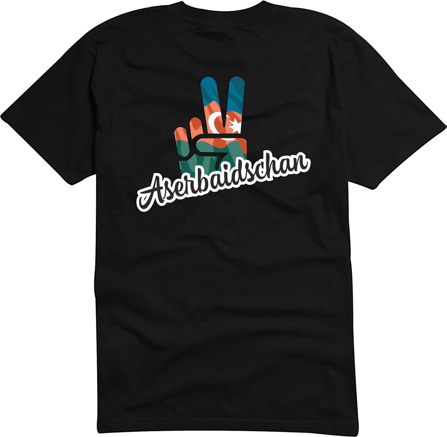 T-Shirt Herren - Victory - Flagge / Fahne - Aserbaidschan - Sieg
