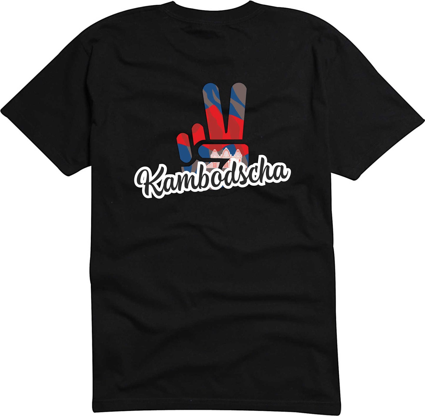T-Shirt Herren - Victory - Flagge / Fahne - Kambodscha - Sieg