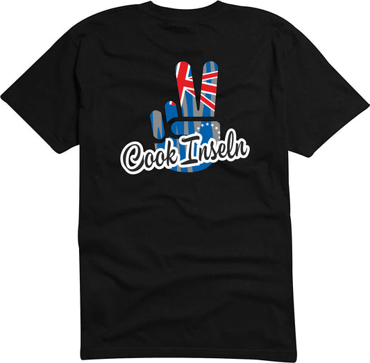 T-Shirt Herren - Victory - Flagge / Fahne - Cook Inseln - Sieg