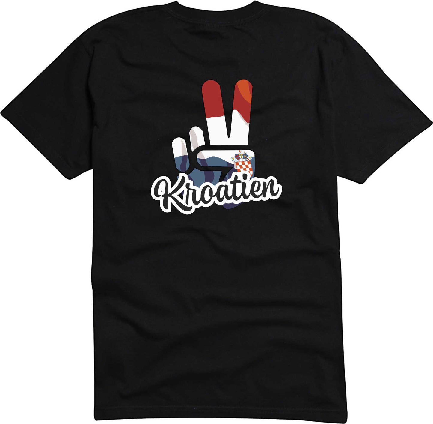 T-Shirt Herren - Victory - Flagge / Fahne - Kroatien - Sieg