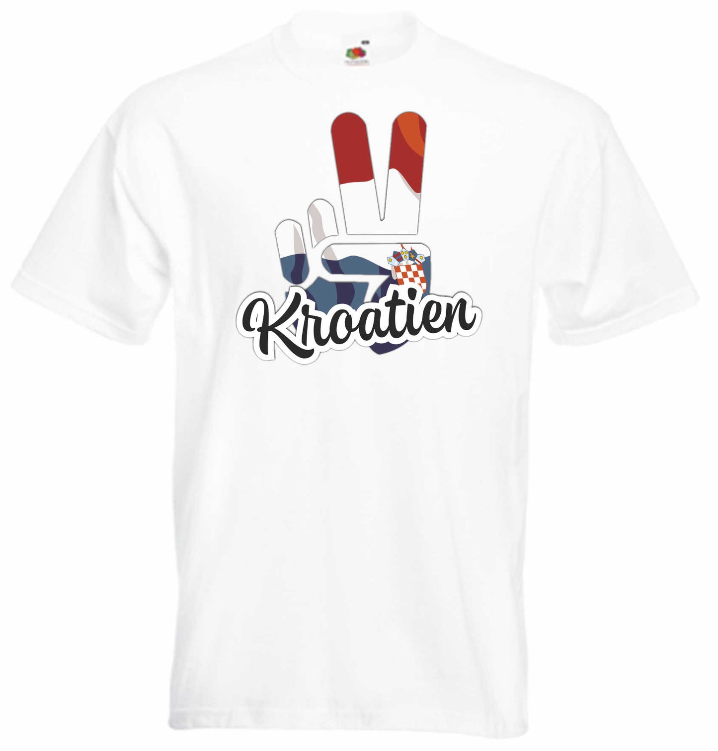 T-Shirt Herren - Victory - Flagge / Fahne - Kroatien - Sieg