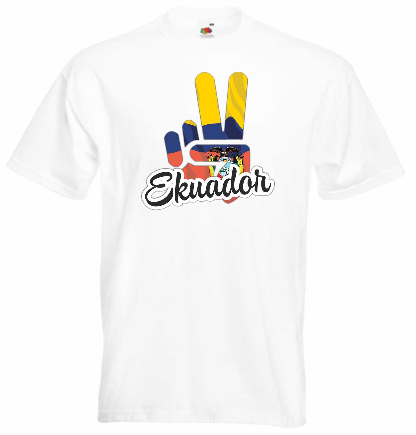 T-Shirt Herren - Victory - Flagge / Fahne - Ekuador - Sieg
