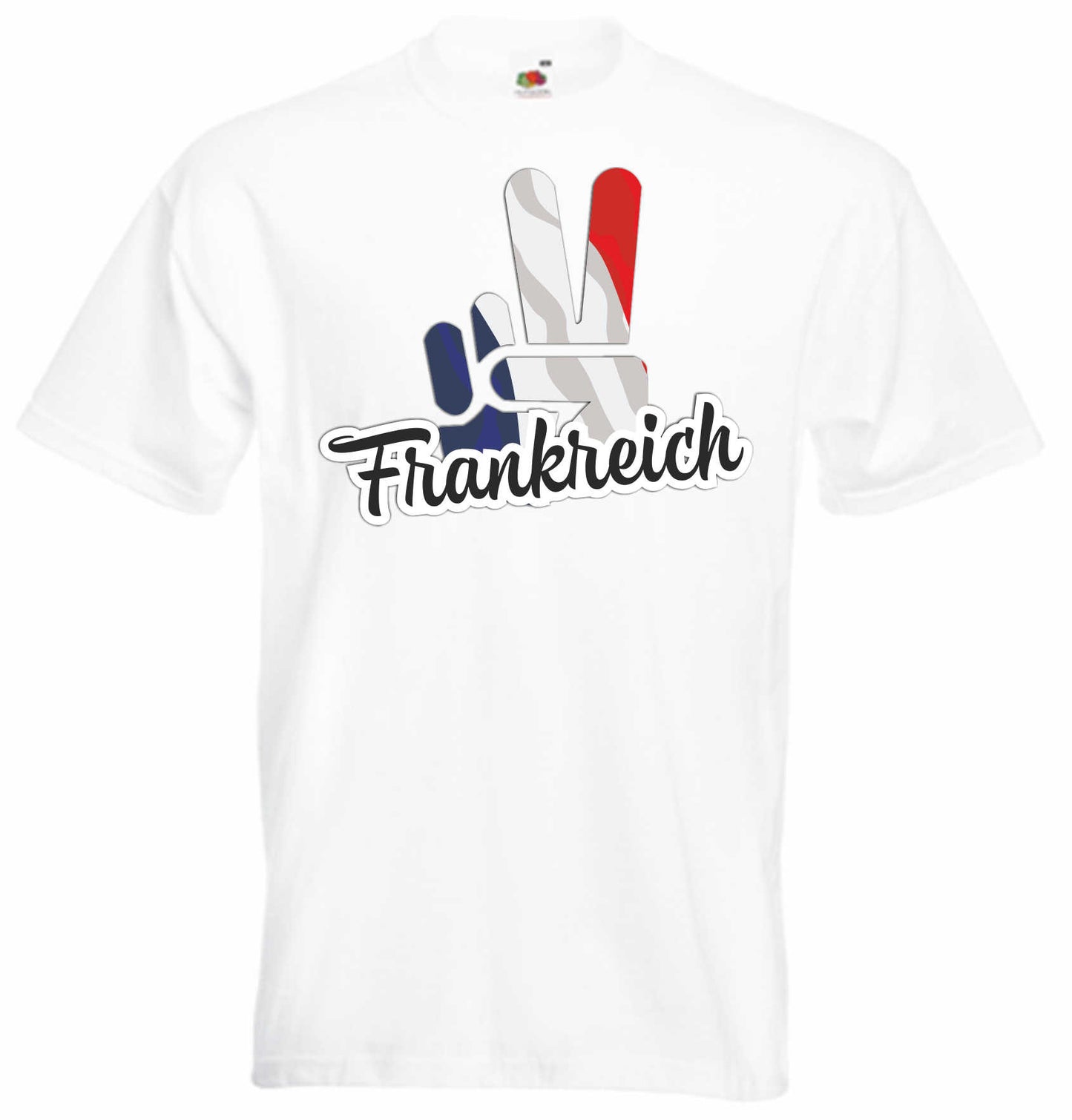 T-Shirt Herren - Victory - Flagge / Fahne - Frankreich - Sieg
