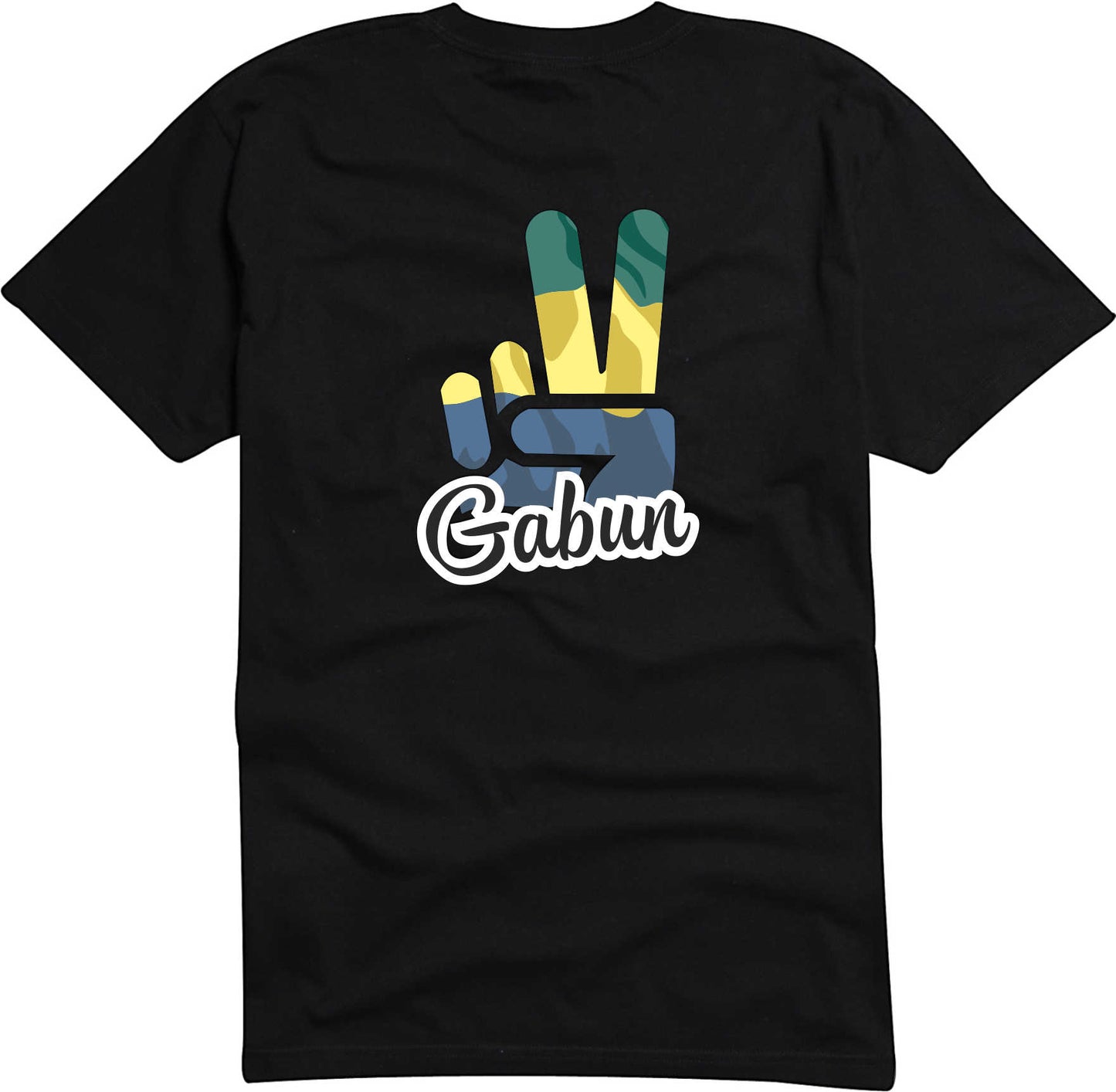 T-Shirt Herren - Victory - Flagge / Fahne - Gabun - Sieg