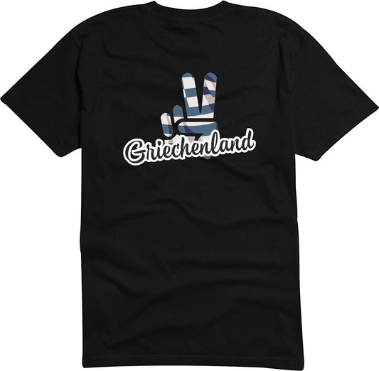 T-Shirt Herren - Victory - Flagge / Fahne - Griechenland - Sieg