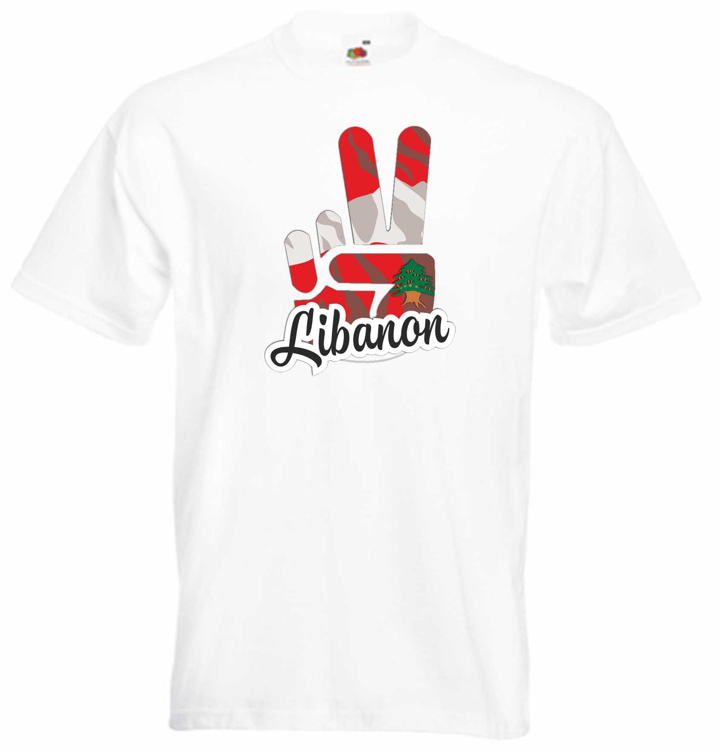 T-Shirt Herren - Victory - Flagge / Fahne - Libanon - Sieg