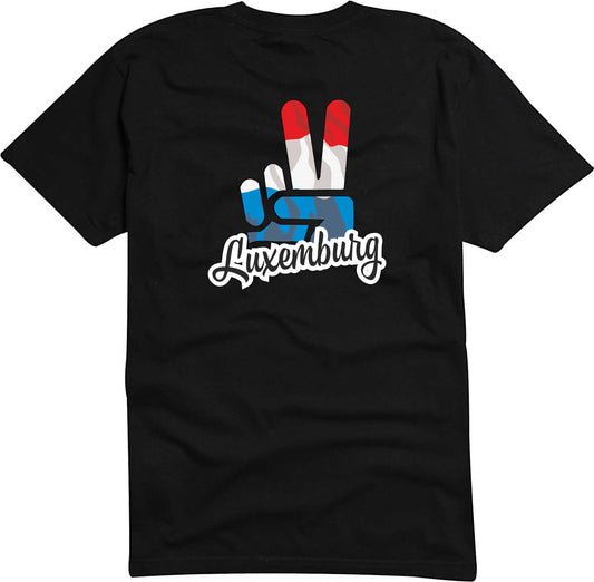 T-Shirt Herren - Victory - Flagge / Fahne - Luxemburg - Sieg