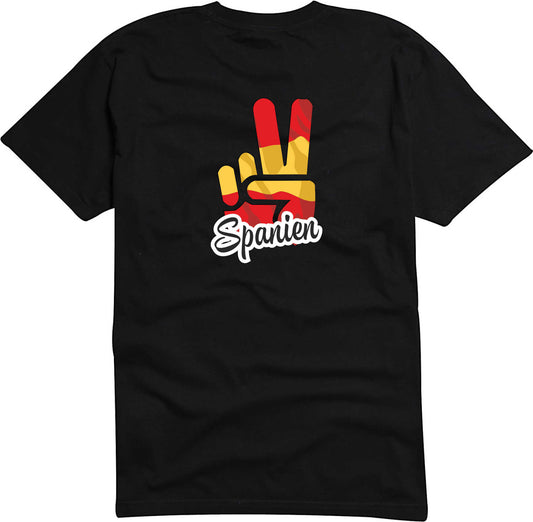 T-Shirt Herren - Victory - Flagge / Fahne - Spanien - Sieg