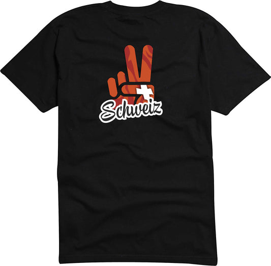 T-Shirt Herren - Victory - Flagge / Fahne - Schweiz - Sieg