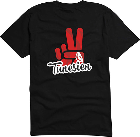 T-Shirt Herren - Victory - Flagge / Fahne - Tunesien - Sieg