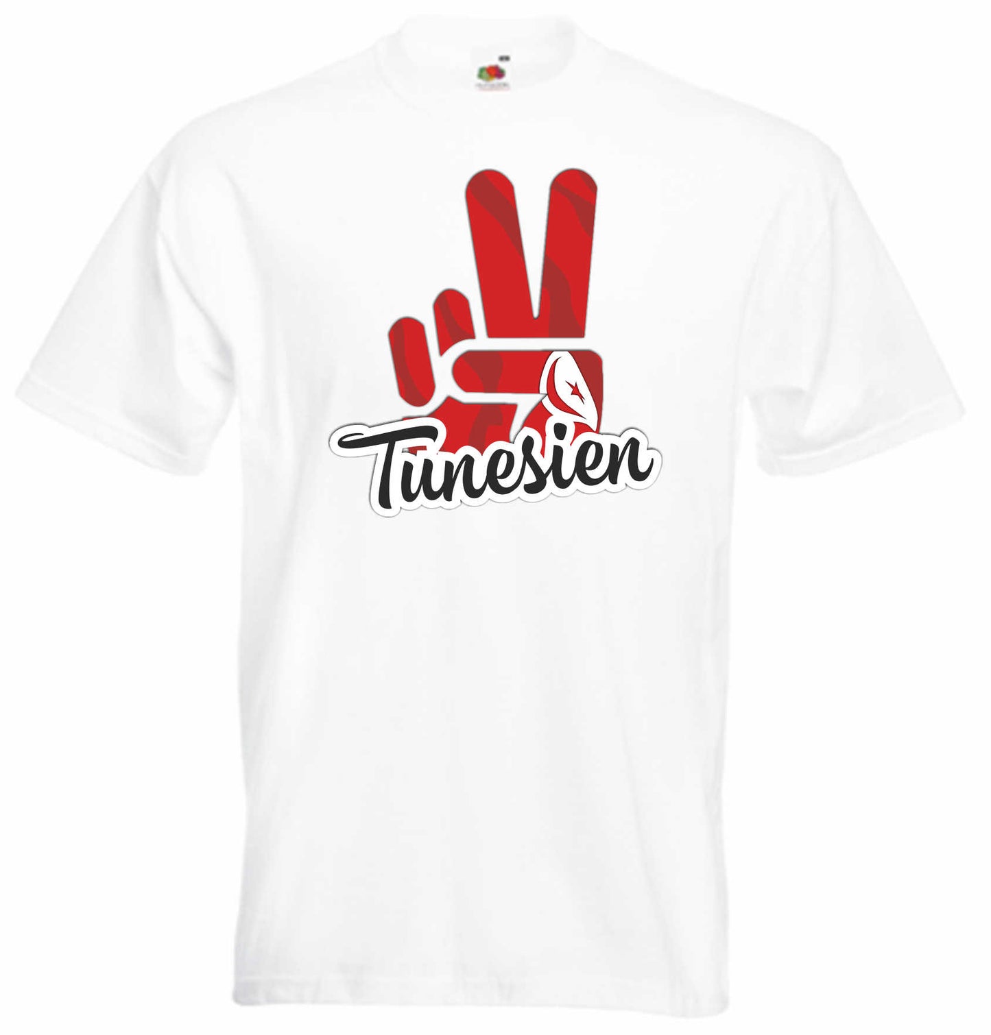 T-Shirt Herren - Victory - Flagge / Fahne - Tunesien - Sieg