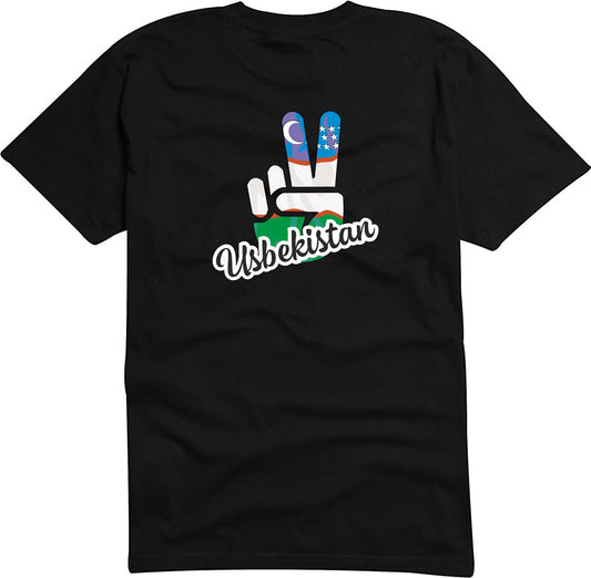 T-Shirt Herren - Victory - Flagge / Fahne - Usbekistan - Sieg