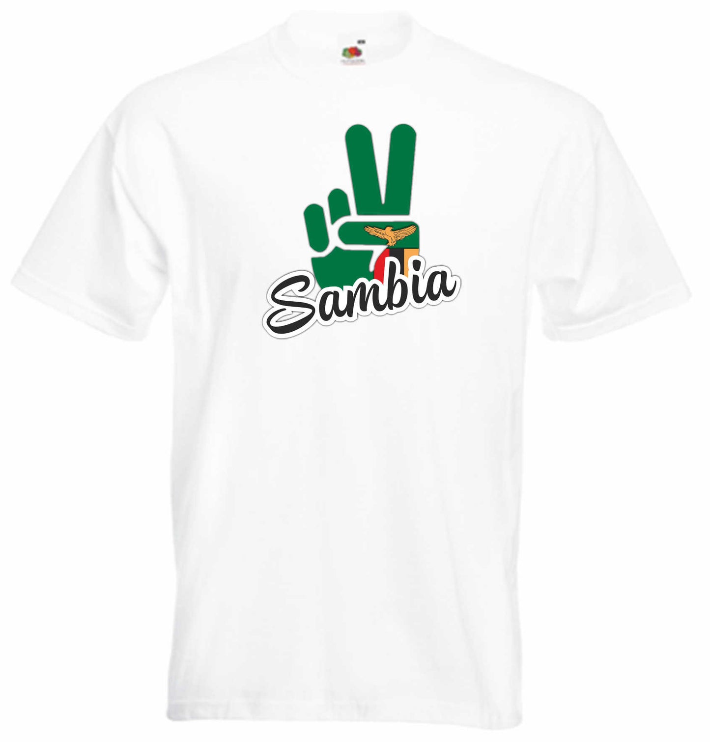 T-Shirt Herren - Victory - Flagge / Fahne - Sambia - Sieg
