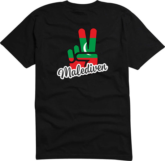 T-Shirt Herren - Victory - Flagge / Fahne - Malediven - Sieg