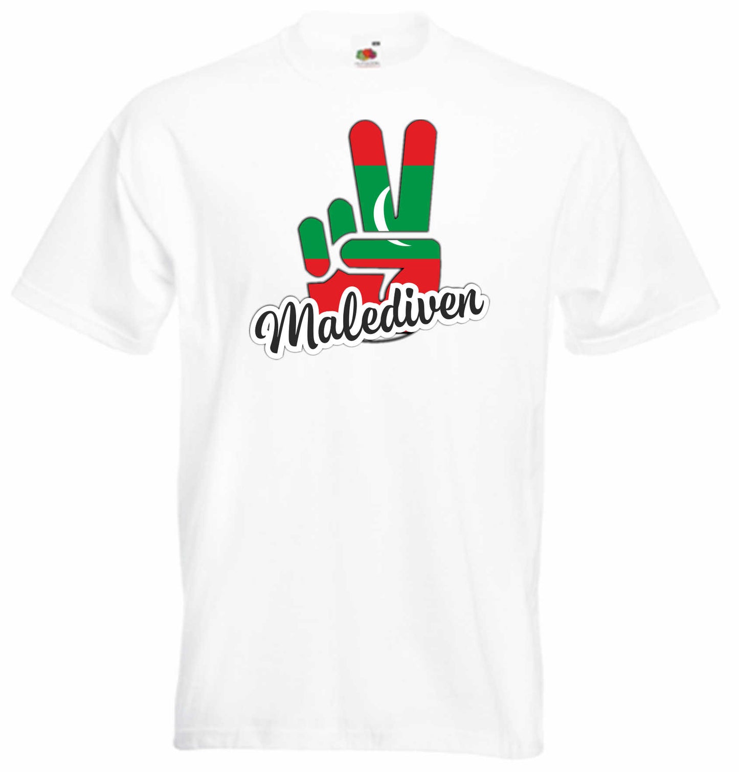 T-Shirt Herren - Victory - Flagge / Fahne - Malediven - Sieg
