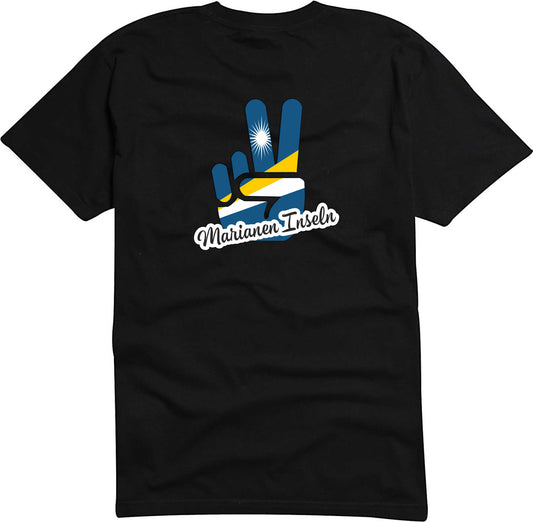 T-Shirt Herren - Victory - Flagge / Fahne - Marianen Inseln - Sieg